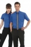 Damesblouse B&C Heritage KM (1xBlauw Maat L Beschikb)